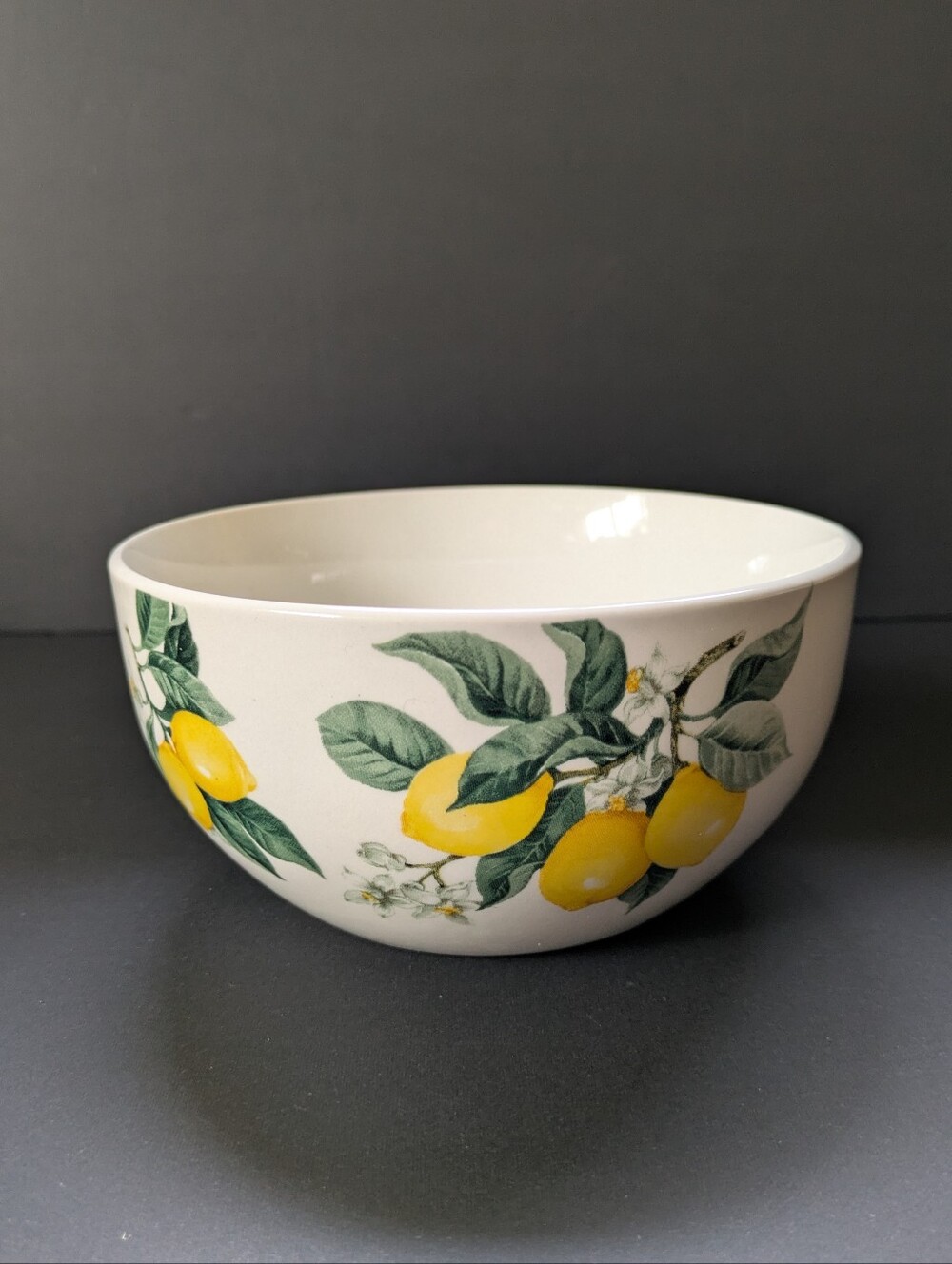 Royal Norfolk Lemons Soup or Cereal Bowl Ice Cream Farmhouse Kitchen
